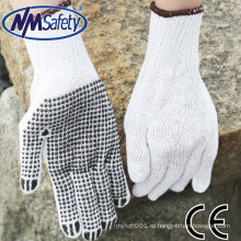 NMSAFETY перчатки/ ПВХ точками ладони перчатки работы